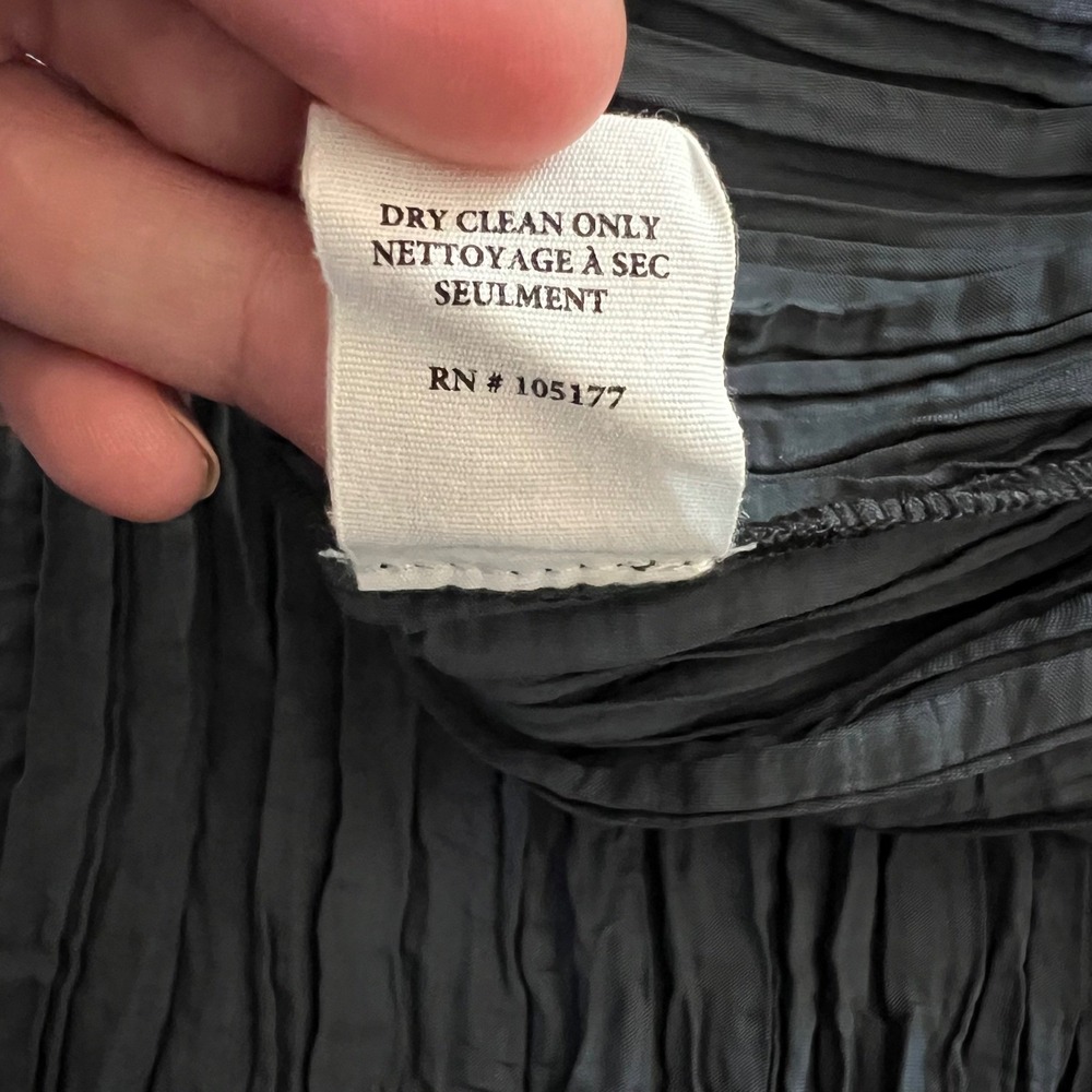 Ulla Johnson Circe Gown Noir Black Pleated Sleeveless Maxi Dress Size 2 - Picture 12 of 15